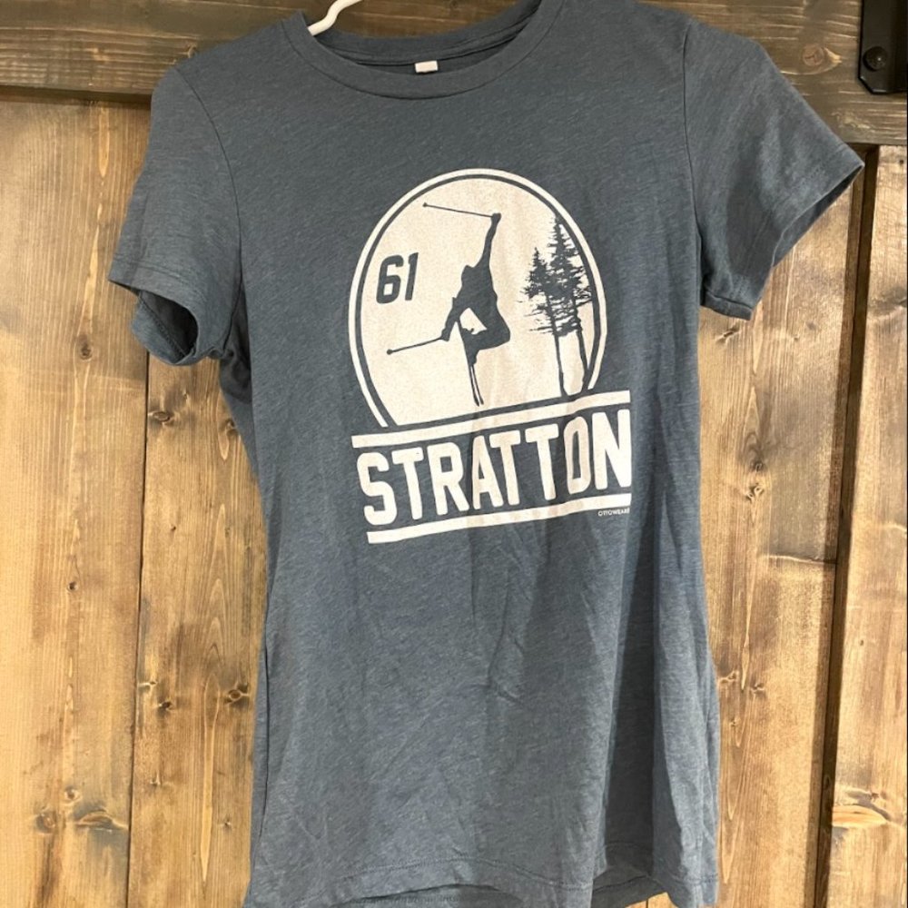 Blue-Gray Womens Stratton Tee